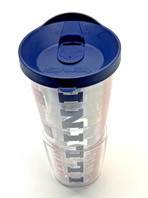 Illinois Fighting Illini 24oz Insulated Tumbler Tervis Travel Cup/Mug W Blue Lid - Image 1 of 4