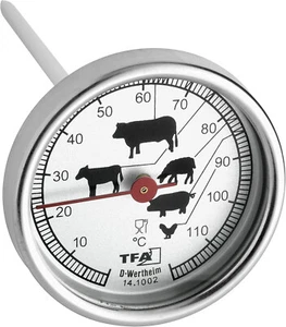 TFA Dostmann Analoges Bratenthermometer aus Edelstahl, Fleischthermometer - Bild 1 von 2