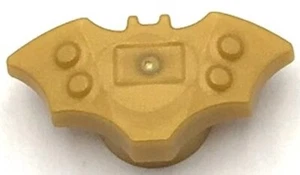 Lego New Pearl Gold Minifigure Weapon Batarang Very Small Part - Picture 1 of 1