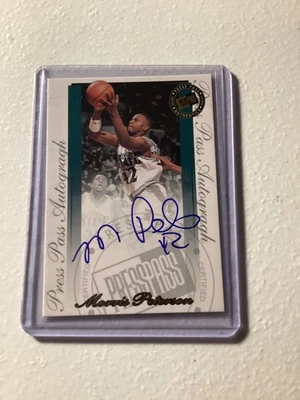2000 Press Pass Signature Edition - Autographs Morris Peterson (AU, RC) - Image 1 of 2