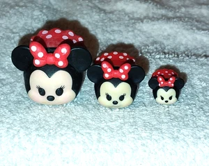 Disney Vinyl TsumTsum Minnie Mouse all 3 sizes - Picture 1 of 2