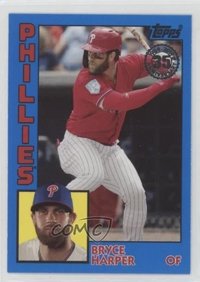 2019 Topps Update 1984 Topps Baseball Blue Bryce Harper #84-38 - Image 1 of 2