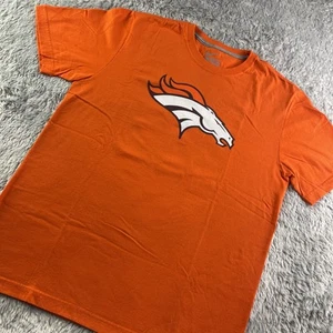 Denver Broncos Peyton Manning Shirt Mens Large Orange White Blue Nike Football - Picture 1 of 9