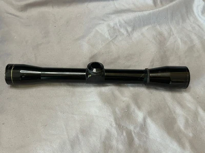 Mira telescópica vintage Leupold M8 4X anillo dorado retícula de punto de mira Foto 1 de 4