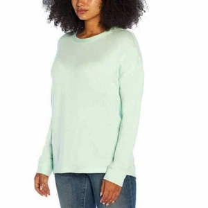 Three Dots Damen Pullover Gr. XL Langarm Pulli Sweatshirt grün - Bild 1 von 1