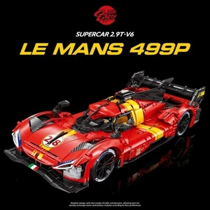 Ferrari 499P Le Mans Hypercar 3350 piezas bloque de ladrillo de construcción juguete - Imagen 1 de 5