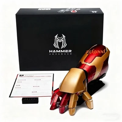 1:1 Iron Man MK42 Guantelete Brazo Usable Cosplay Armadura Voz/Control Remoto Regalo Foto 1 de 4