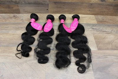 Paquetes de ondas corporales Ralisa cabello humano (20 22 24 26 pulgadas) grado 10A 100 % sin procesar Foto 1 de 3