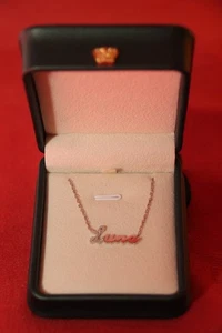 Namen Halskette "Luna" aus 925 Silber (Kettenlänge 42,5 cm - 44,5 cm) - Bild 1 von 3