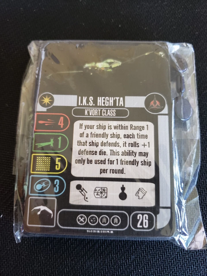 Star Trek Attack Wing (WizKids) OP Prize Pack IKS Hegh'Ta Foto 1 de 1