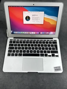 Apple MacBook Air 11 inch Early 2014 i5-4260U CPU 1.40GHz 4GB 128GB A1465 Silver - Afbeelding 1 van 8