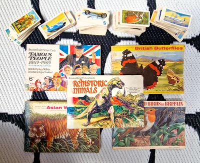 Vintage Brooke Bond Tea Collectable Cards Albums + Duplicates Lot Famous People - Image 1 of 4