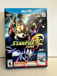 Star Fox Zero Wii U Video Game New Sealed Bonus Star Fox Guard Nintendo - Picture 1 of 4