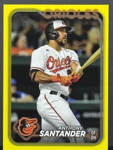 2024 Topps #648 Anthony Santander Yellow - Picture 1 of 2