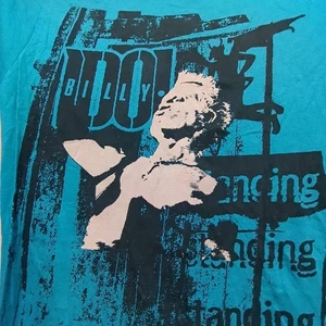 Vintage 00's Billy Idol Standing Logo 2006 Hot Topic Rock & Roll T-SHIRT Medium - Bild 1 von 14