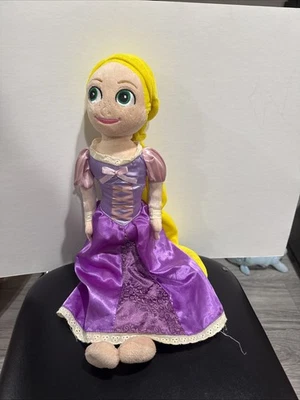 Rapunzel Disney Store 20" Plush Doll Tangled Movie Purple Dress - Image 1 of 4
