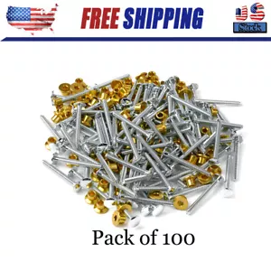 For Peterbilt 379 Hucks & Collars - 3/16" Medium Flange Collars Pack of 100 - Picture 1 of 7
