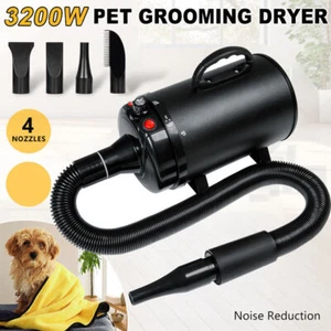 3200W Pet Dog Hair Dryer Grooming Hairdryer Fur Blower Heater Blaster Adjustable - Picture 1 of 12
