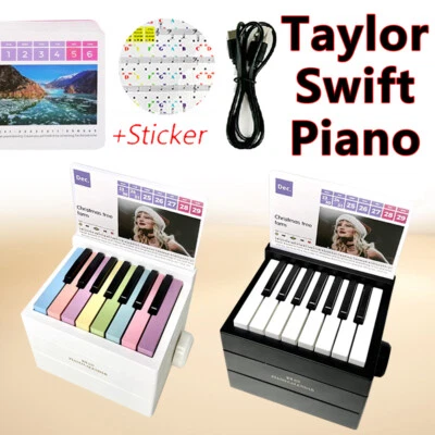 2025 Piano Calendar Taylor Swift Toy Piano Musical Instruments with Music Sheets - image 1 of 4