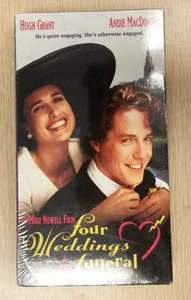 Four Weddings and a Funeral (VHS, 1994) Hugh Grant NEW Free Shipping SEALED - Bild 1 von 2