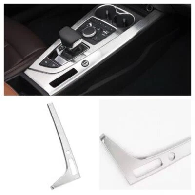 Acciaio Inox Consolle Centrale Apertura Telaio Idoneo per Audi A4 B9 - Immagine 1 di 3