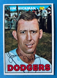 1967 Jim Hickman Topps #346 Los Angeles Dodgers NM J31 - Bild 1 von 2