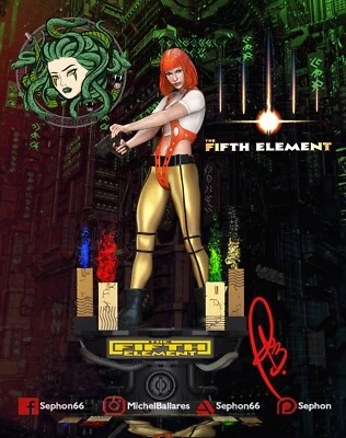 Leeloo Quinto Elemento modello in resina kit da assemblare e dipingere FAN ART - Immagine 1 di 4