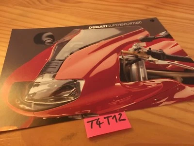 Ducati Supersport 900 Prospecto Moto Folleto Publicidad Prospekt - Imagen 1 de 2