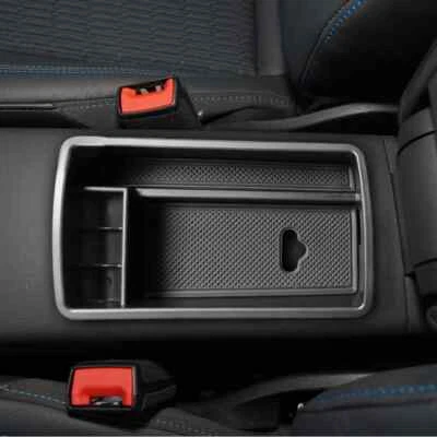Bandeja de almacenamiento de coche caja apta para Audi A3 8V S3 2014 2015 2016 2017 2018 Foto 1 de 4