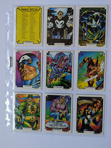 1989 The Mike Zeck Collection Cards - Complete Set Marvel - Comic Images