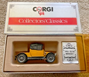 Corgi Collectors Classics Vintage 1910 12/16 Renault C862 New in Box Numbered - Picture 1 of 7
