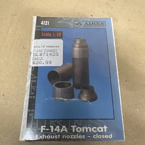 Aires 4121 1/48 Scale F-14A Tomcat Closed Exhaust Nozzles Resin Detail Set - Picture 1 of 2