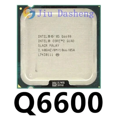 Processore Intel Core 2 Quad Q6600 CPU SLACR 2,4 GHz Quad Core 8M 1066 MHz LGA775 - Immagine 1 di 2