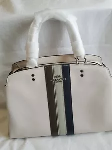 Borsa da trasporto Coach Lillie con strisce Varsity - Foto 1 di 8