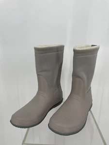 Hunter Womens Snow Boots Sz 7 Tan Waterproof Insulated Ortholite Foam Insole - Picture 1 of 8