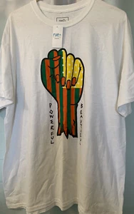 NWT Rue 21 Womens T Shirt 2X White Powerful Beautiful - Picture 1 of 5