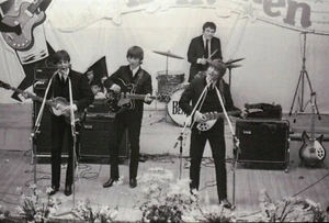 The Beatles with Jimmie Nicol on Drums, First World Tour Netherlands -- Postcard - Picture 1 of 2