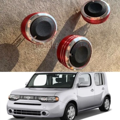 For Nissan Cube Box Interior Center Console Turn Switch Knob AC Climate Control Foto 1 de 2
