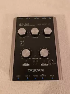 TASCAM US-144MKII audio interface music MIDI interface USB 2.0 Nice Condition - Picture 1 of 8