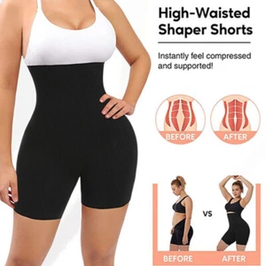 Women High Waist Shorts Slimming Control Plus Size Shapewear Body Shaper Panties - Picture 1 of 14