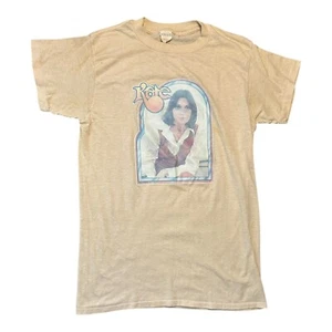 T-shirt Charlie's Angels Kate Jackson vintage anni 70 rara adatta taglia small S marrone chiaro - Foto 1 di 4