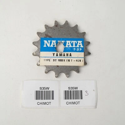 Piñón delantero compatible con Yamaha DT100 RS100 RX100 RX115 RXS 16T Foto 1 de 4