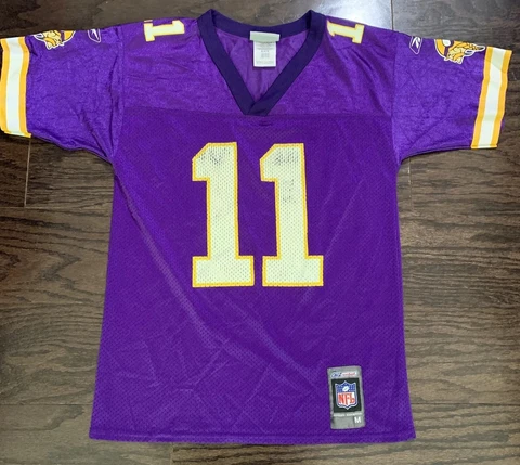Minnesota Vikings NFL Football DAUNTE CULPEPPER #11 Jersey Youth Medium Vintage Cover