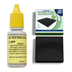 9K Gold Test Acid Solution Yellow & White Gold Testing Solution UK 1/2oz JSP - Picture 1 of 6