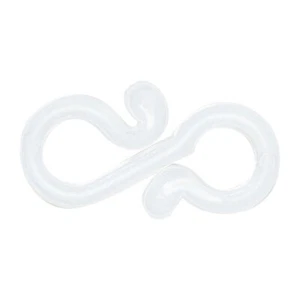 100Pcs S Shape Hooks Clip Multipurpose Curtain Photo Hangings Hook Metal Clamp - Picture 1 of 8