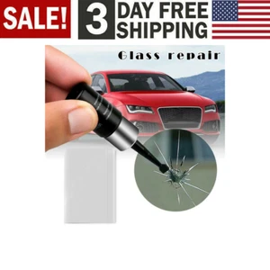2 Pack Automotive Glass Nano Repair Fluid Car Windshield Resin Crack Tool Kit A - Picture 1 of 13