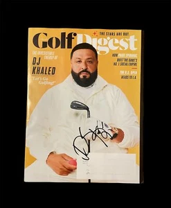 Golf Diget DJ Khaled Signed Magazine COA Proof Photo 1 - Picture 1 of 5