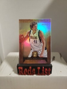 2012-13 Panini Gold Standard 209/349 Dirk Nowitzki #6 Dallas Mavericks HOF