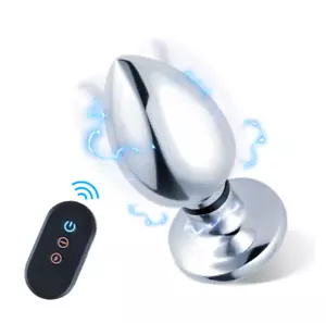 anal metal steel but butt plug dildo huge large anus lubricant handle dong 93 - Picture 1 of 9