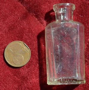 Mini Medic Glass Bottle Pharmacy Russian Empire 1900s Marked - И.П. 1/4 - Picture 1 of 10